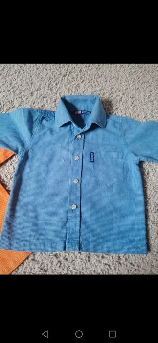 Dwie koszule dla chłopca Original Marines 6/9 msc