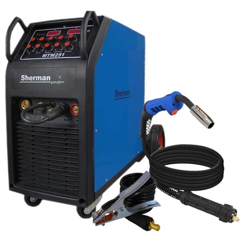 Aparelho solda Profissional Sherman MTM 251  4R Trifasico 400V