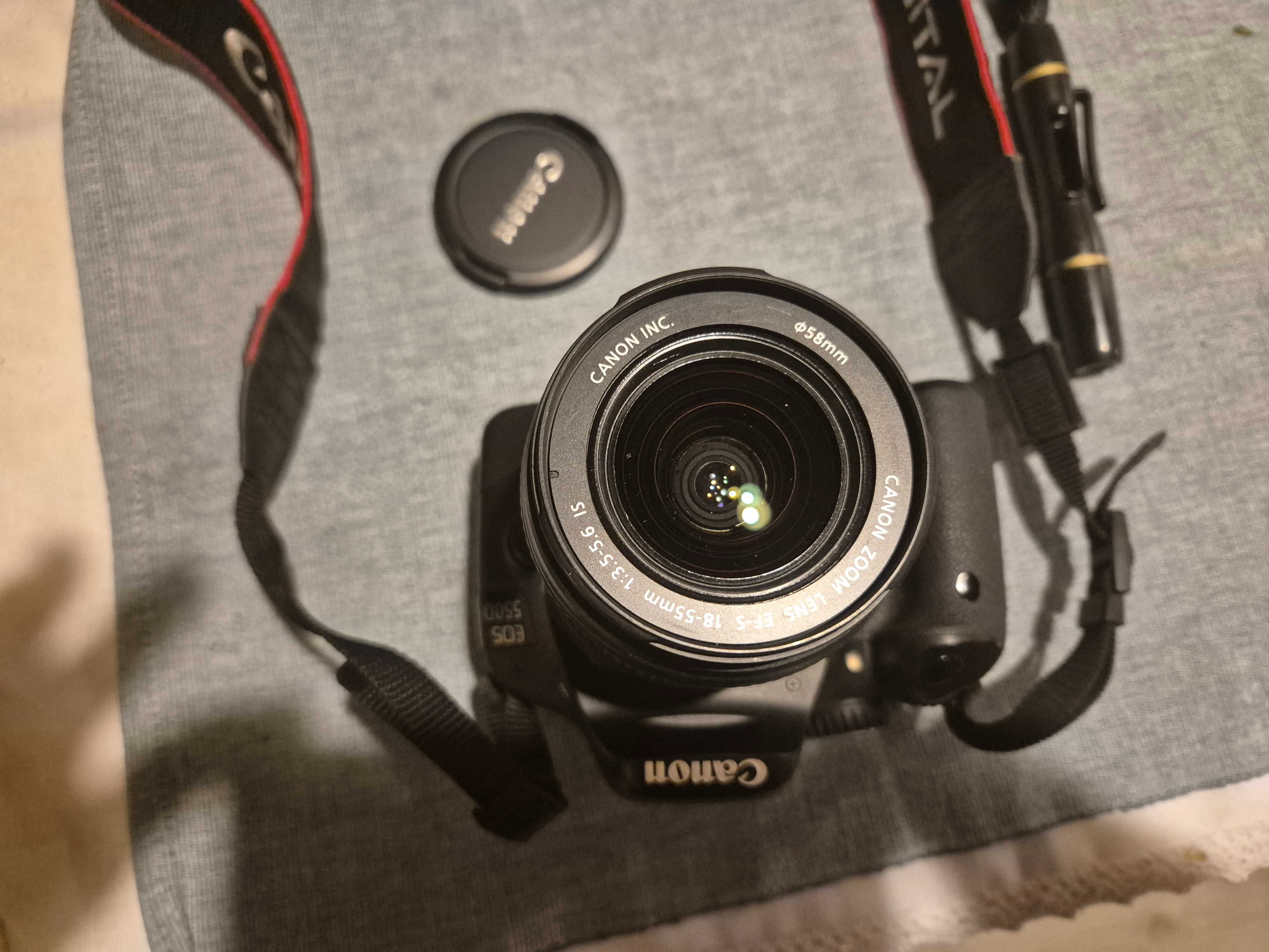 Canon EOS 550D + Obiektyw 18-55