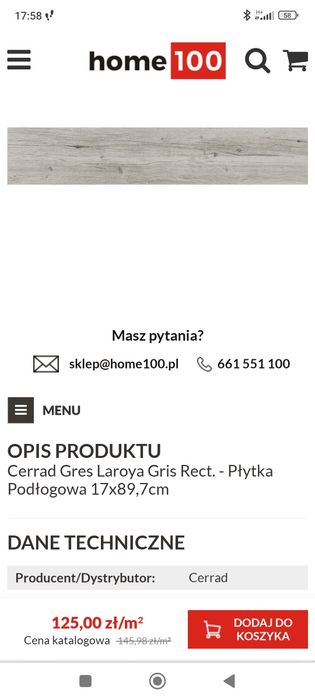 Płytki gresowe Cerrad Laroya Gres