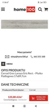 Płytki gresowe Cerrad Laroya Gres