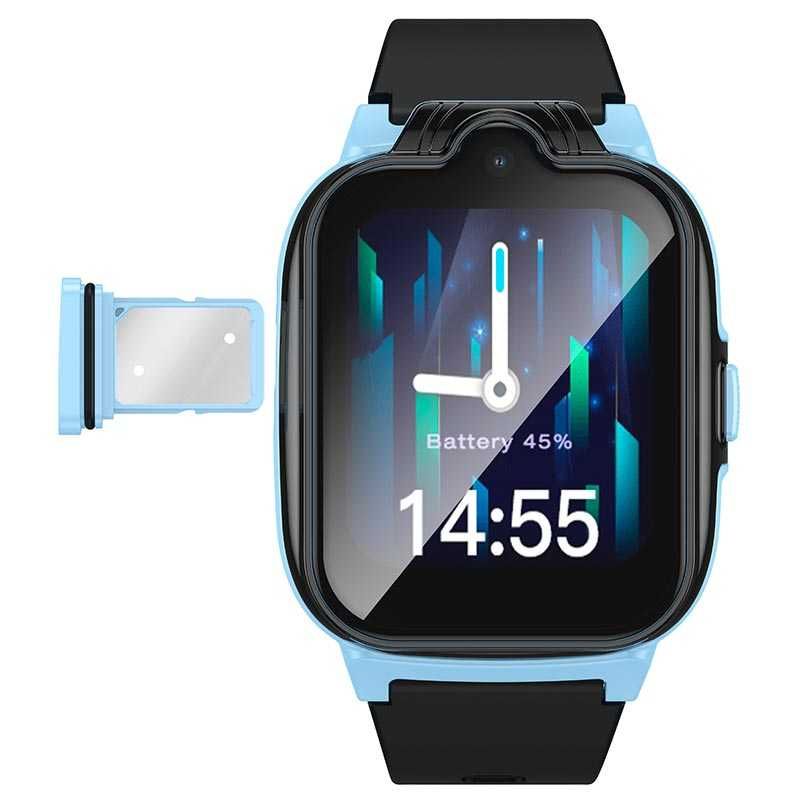 Детские смарт-часы HOCO Y104 звонки видеосвязь 4G 1.69" GPS WiFi 8 МП