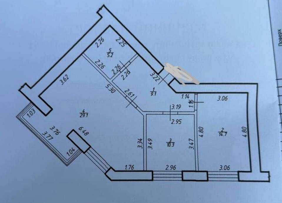 Видова 2.5 кім з ремонтом в обжитій новобудові!