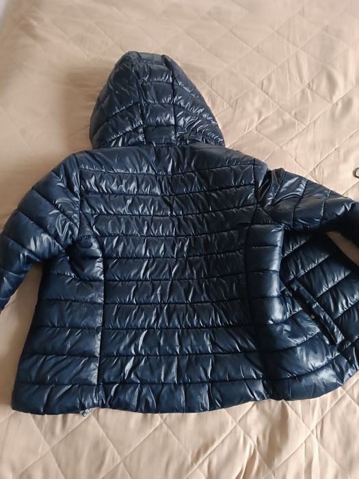 Дута куртка осіння жіноча синя розмір S
