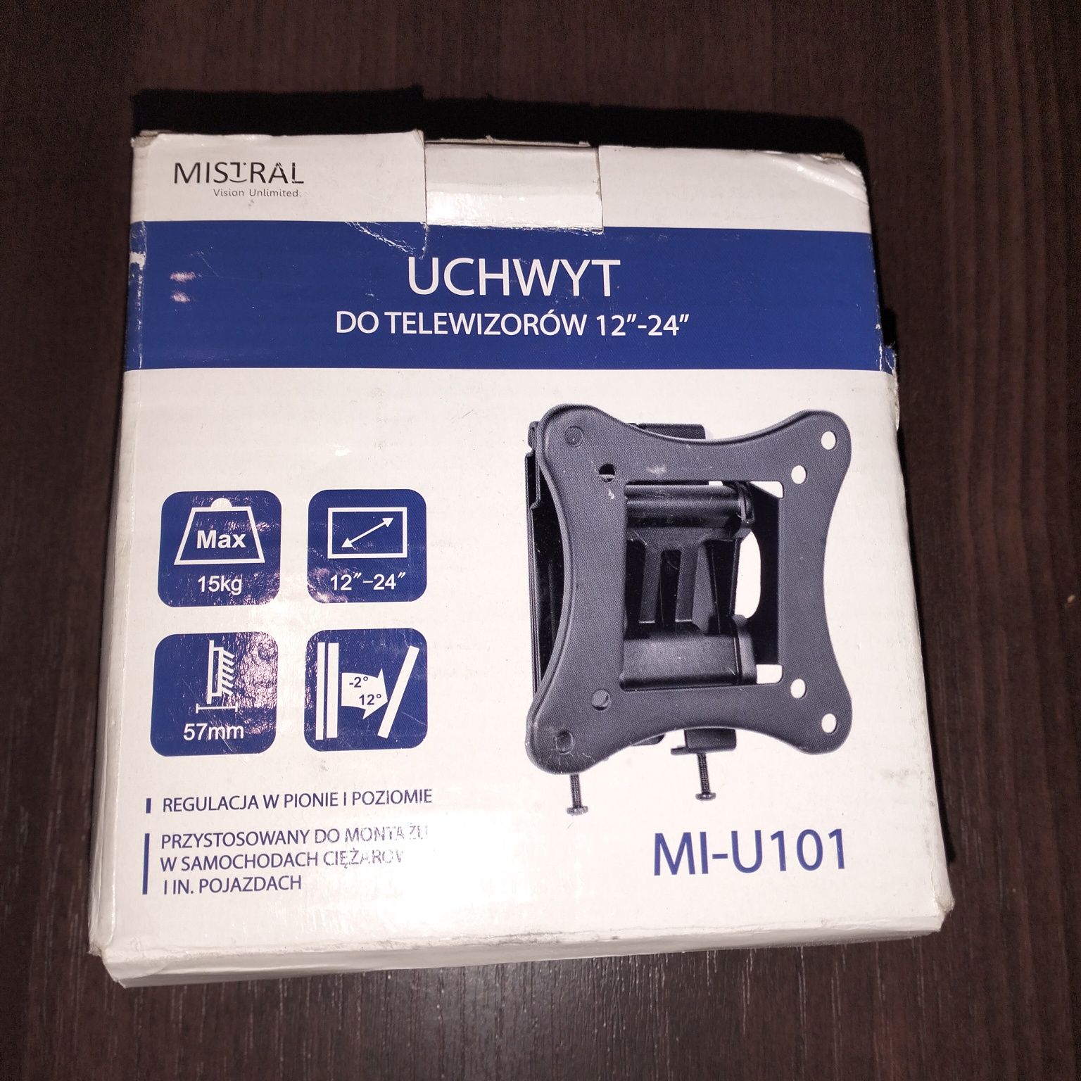 Uchwyt do telewizora mistral 12''-24'' MI-U101

Standard VESA 75x75, 1