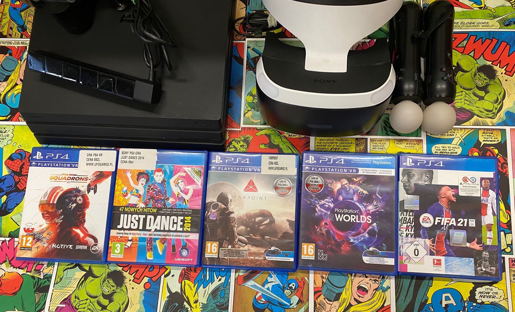Sony Ps4 Pro 1tb+Zestaw Vr+Kamera+5xgra+Move x2szt Szczecin