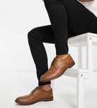 Pantofle Brazowe brogsy z imitacji skóry 41 Buty eleganckie
