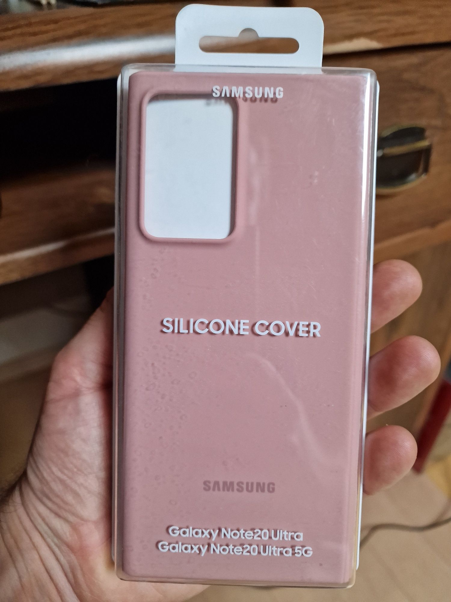 Etui Samsung Silicone Cover do Note20 Ultra 5G Nowiutkie Pink