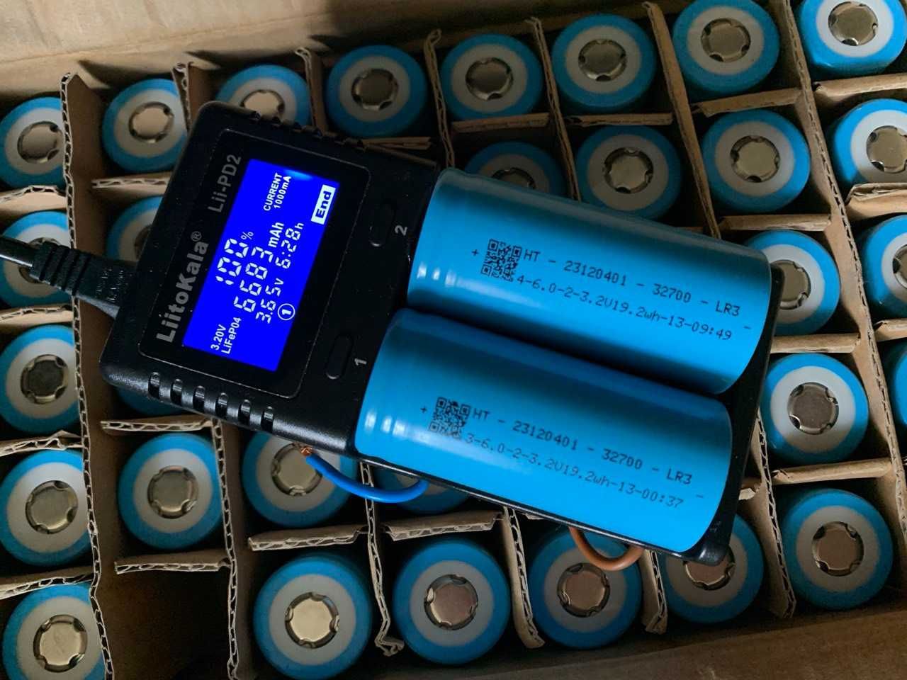 Аккумулятор LiFePo4 32700 32650 реалиних 6500mAh мАч 6Ah 6Ач 3,2В 3.2V