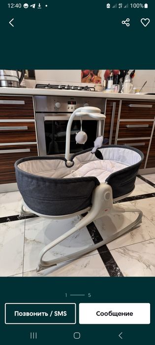 Кроватка. Шезлонг-кресло 3 в 1 Tiny Love