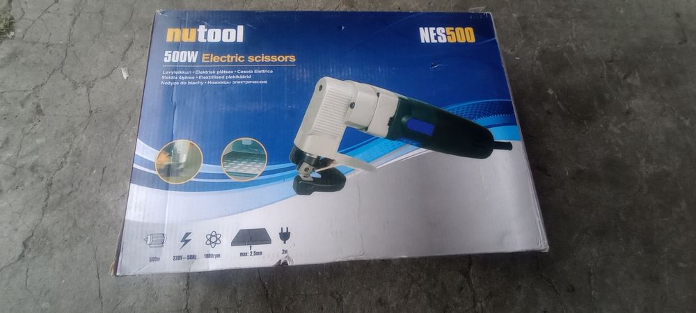 Nożyce do blachy elektryczne Nutool NUNES500 2,5mm 500W