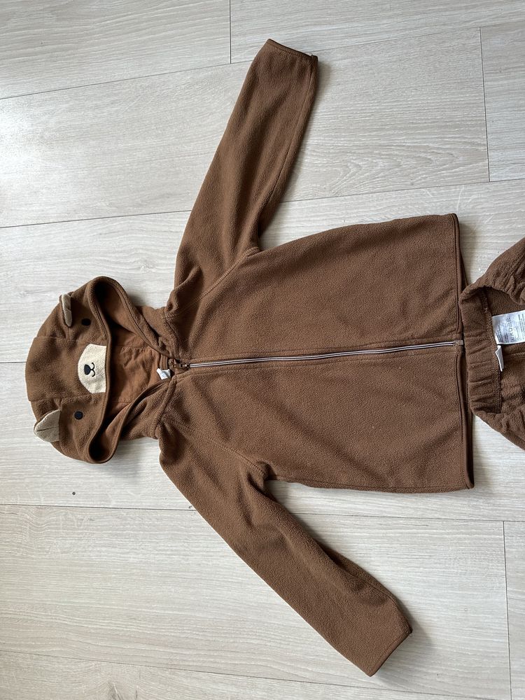 Флисовый костюм мишка на замок H&M 2-3 года или 92-98 см