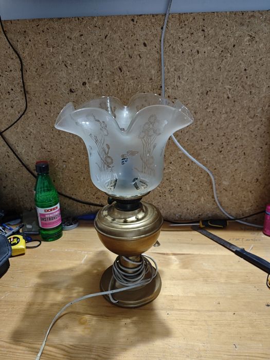 Lampa naftowa Stary klosz 42cm