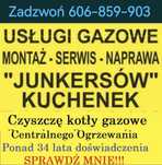 Gazownik Serwis naprawa montaż junkersów kuchenek oraz czyszczę kotły