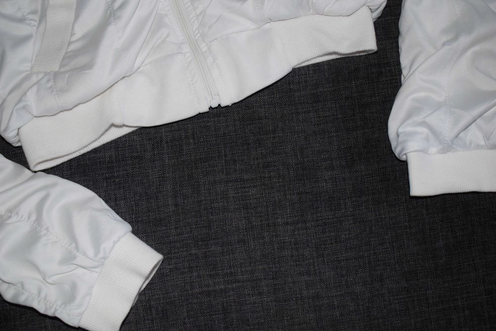 Bluza biała marszczenia KappAhl 128