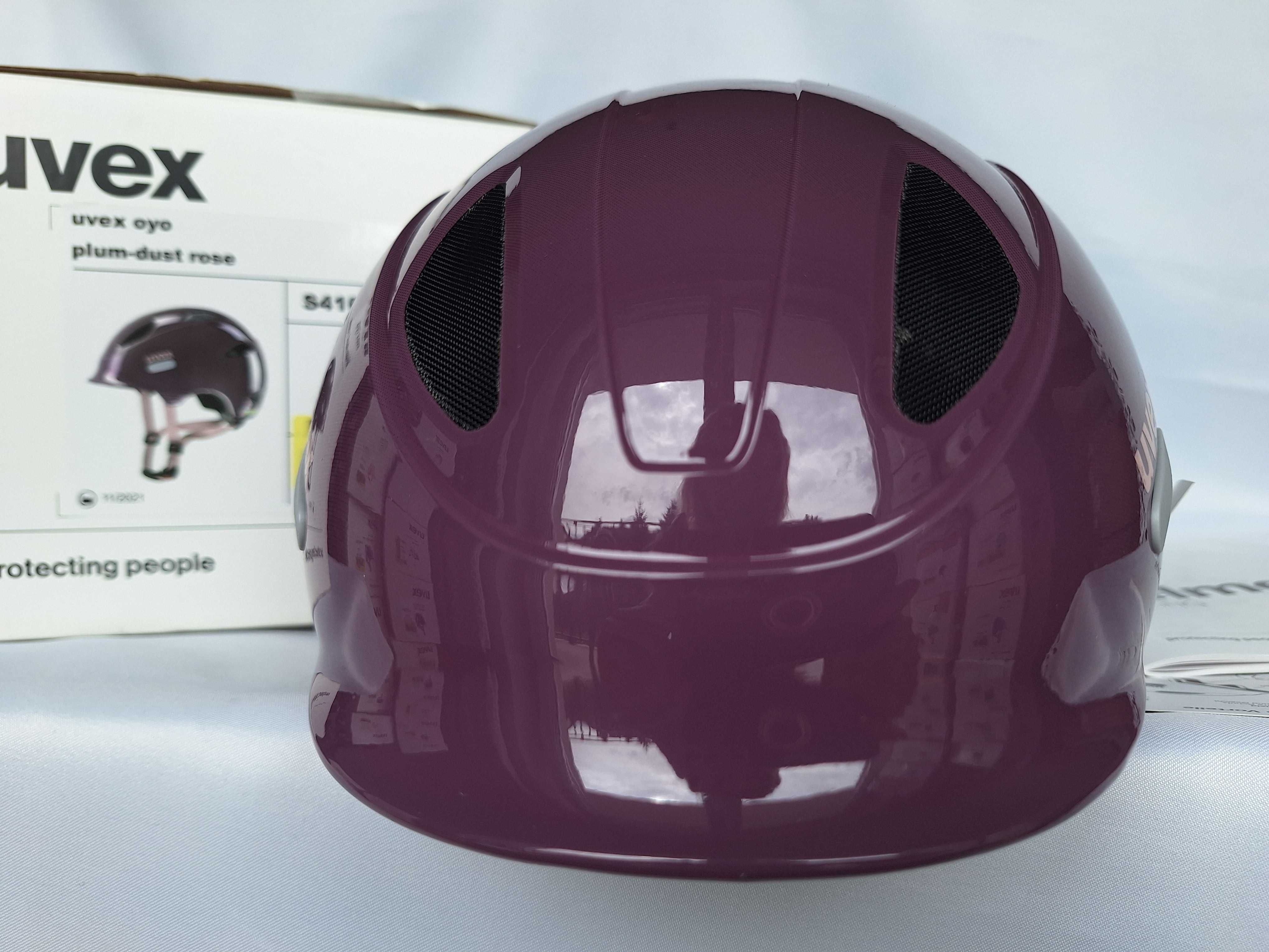 Kask rowerowy dziecięcy Uvex Oyo Plum Dust Rose XS 45-50cm