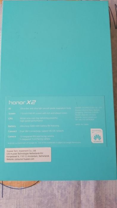 Honor X2 dualsim 7" Full HD funkcja dzwonienia cienkie ramki