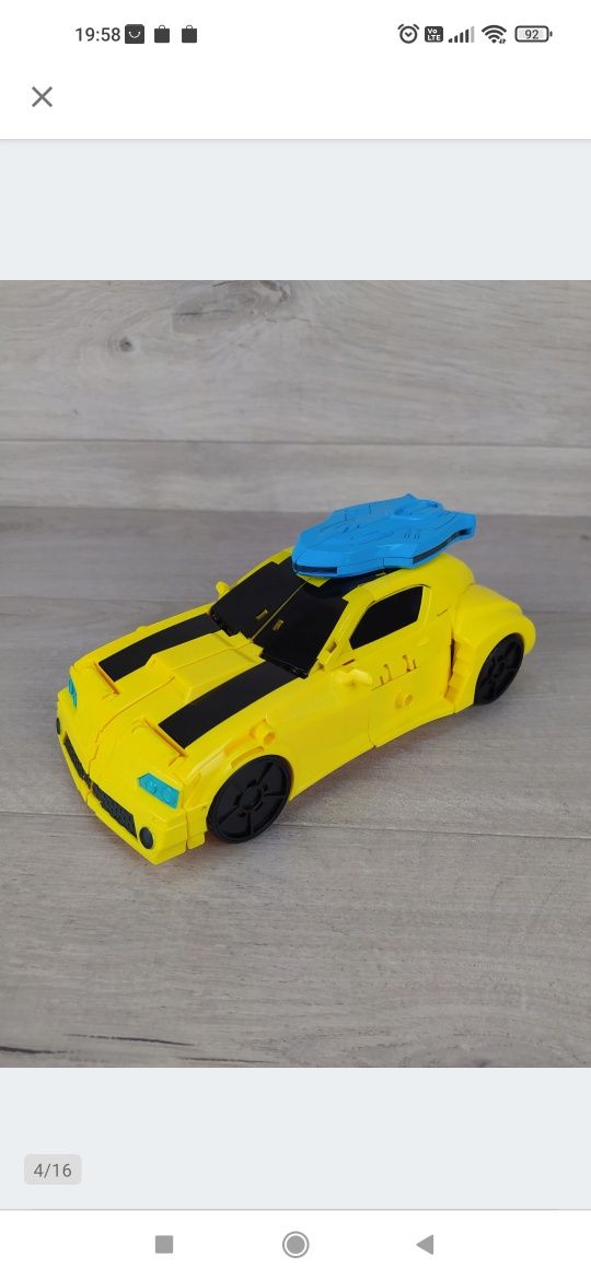 Hasbro Transformers E8381 Bumblebee Cyberverse Adventures Battle Call