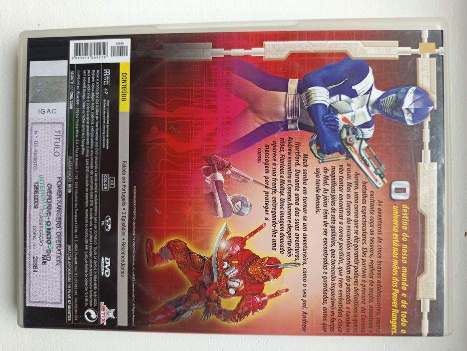DVD power Rangers