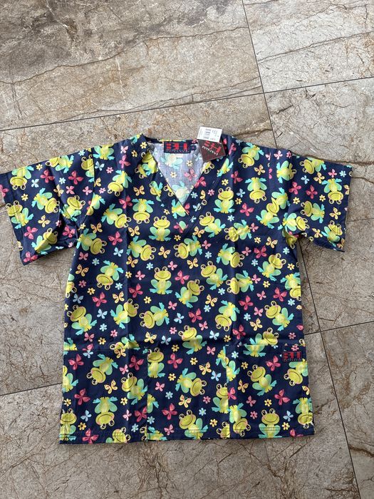 Scrub unifirm medyczny bluza medyczna kolorowy rozm M unisex