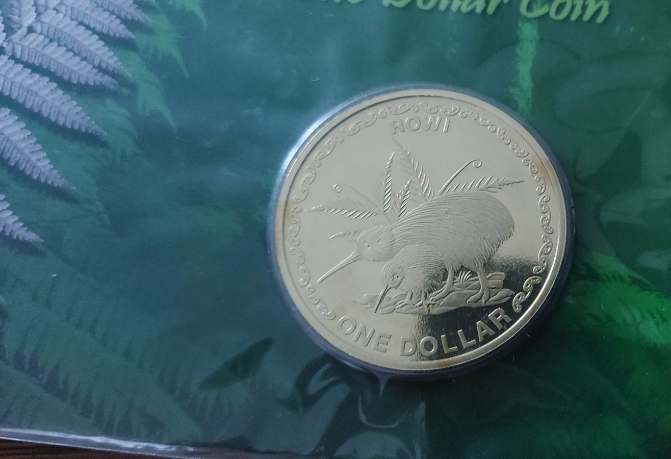Rowi kiwi 2005 kolekcjonerska moneta 1$ Nowa Zelandia
