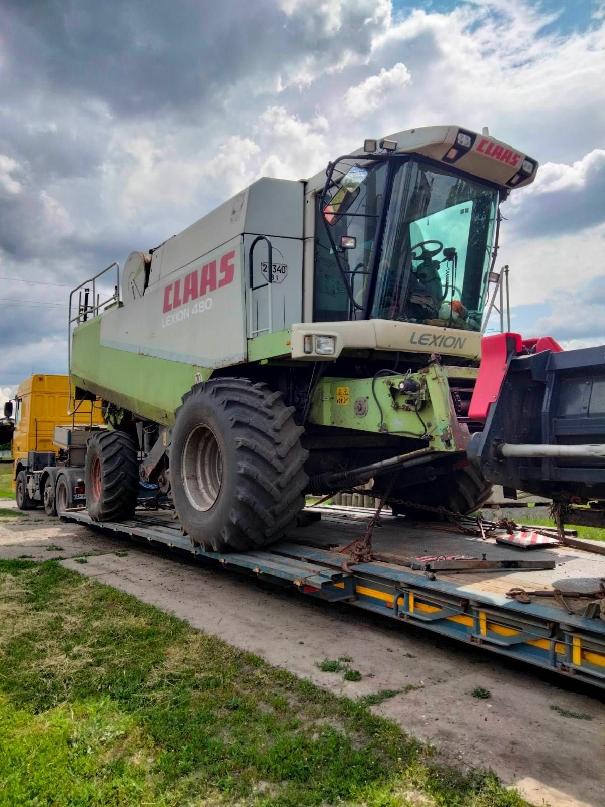 Claas lexion 480, двигун САТ С12 - через банк кредит