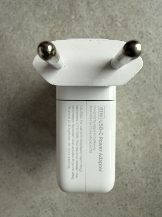 Адаптер живлення 61W USB-C apple оригінал