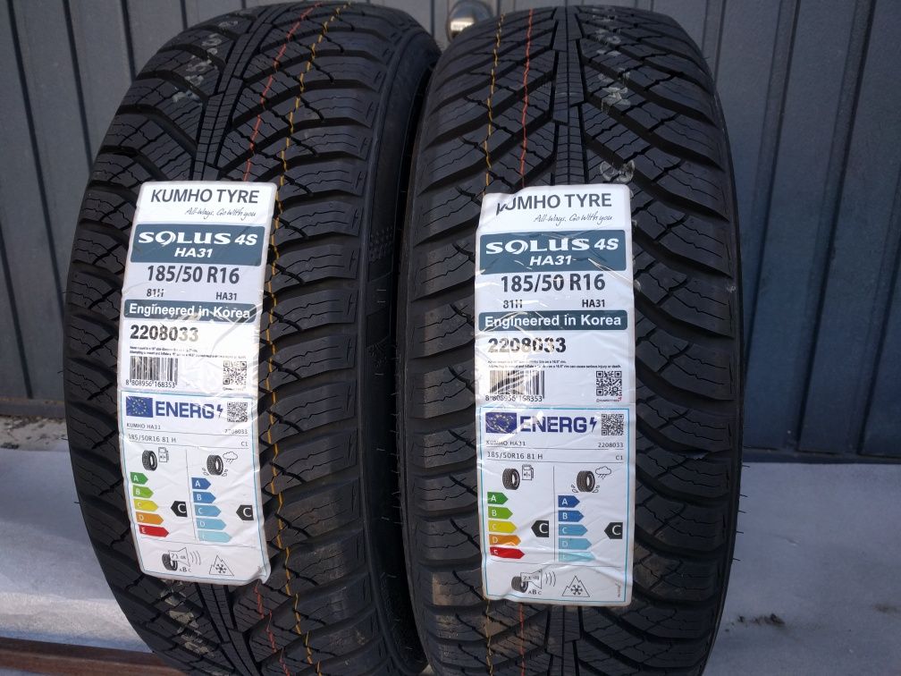 185/50R16 81H Kumho Solus 4S HA31 NOWE Całoroczne