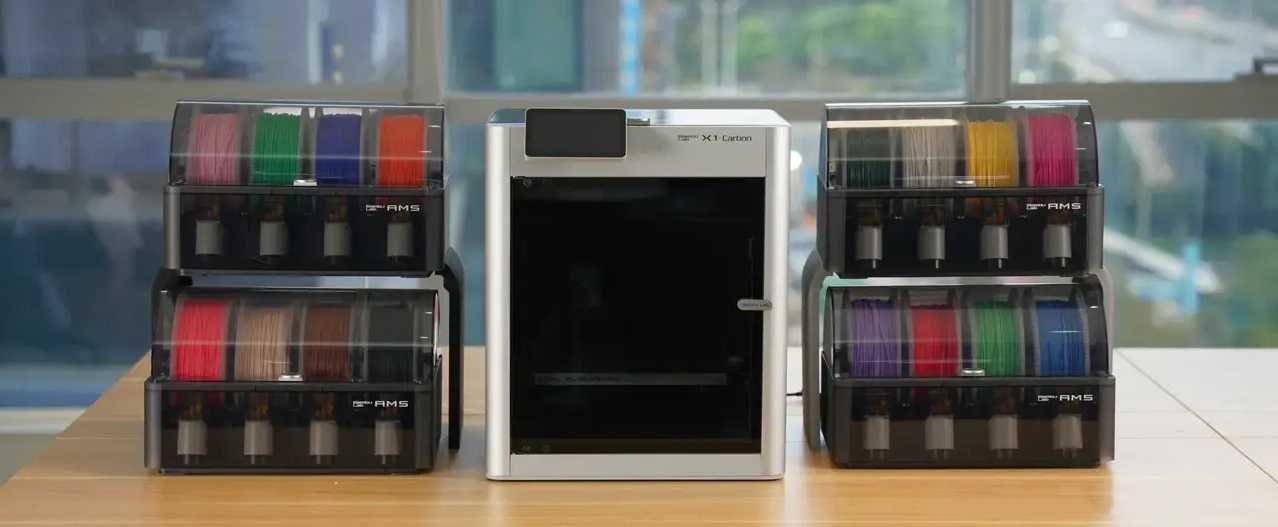 AMS - автоматична система обробки матеріалів Bambu Lab X1C, P1S