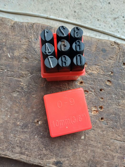 Клейма ударні, шрифт 10мм