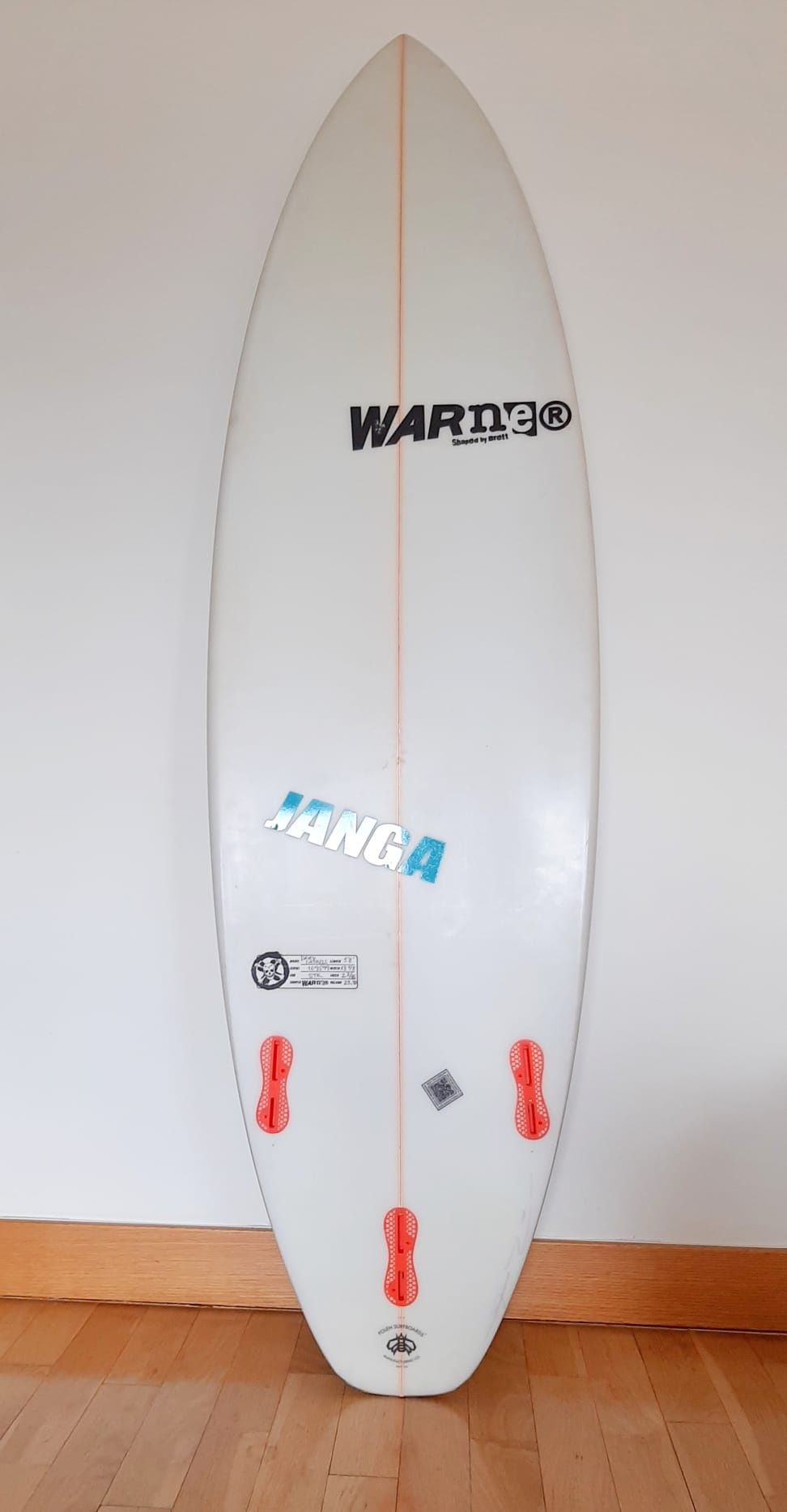 Prancha surf Warner Davey Cathels 5.8