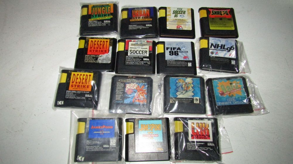 Lote de Cartuchos Sega Mega Drive - Ler Anúncio