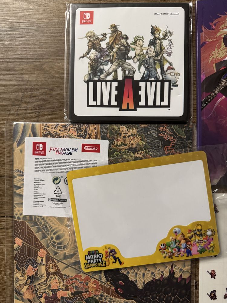 Zestaw gadżetów z gier na Nintendo Switch (nowe)