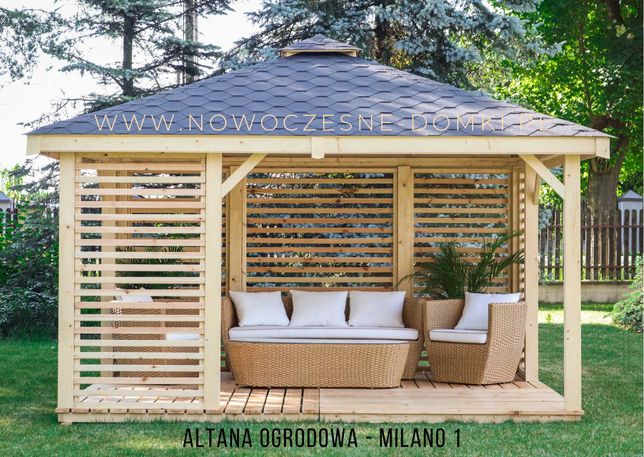 Altana ogrodowa - Milano 1 wym 3x3 z możliwym montażem w całym kraju!
