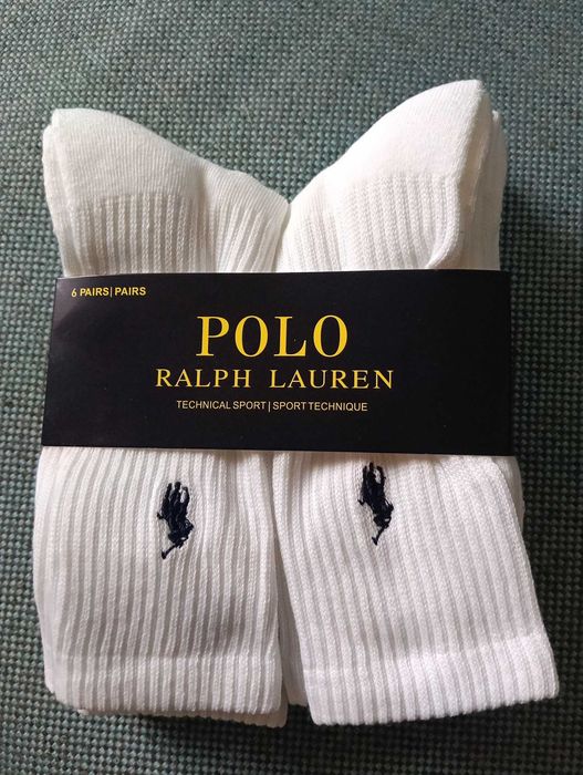 Ralph Lauren nowe oryginalne 6 par skarpet rozm. 6-12