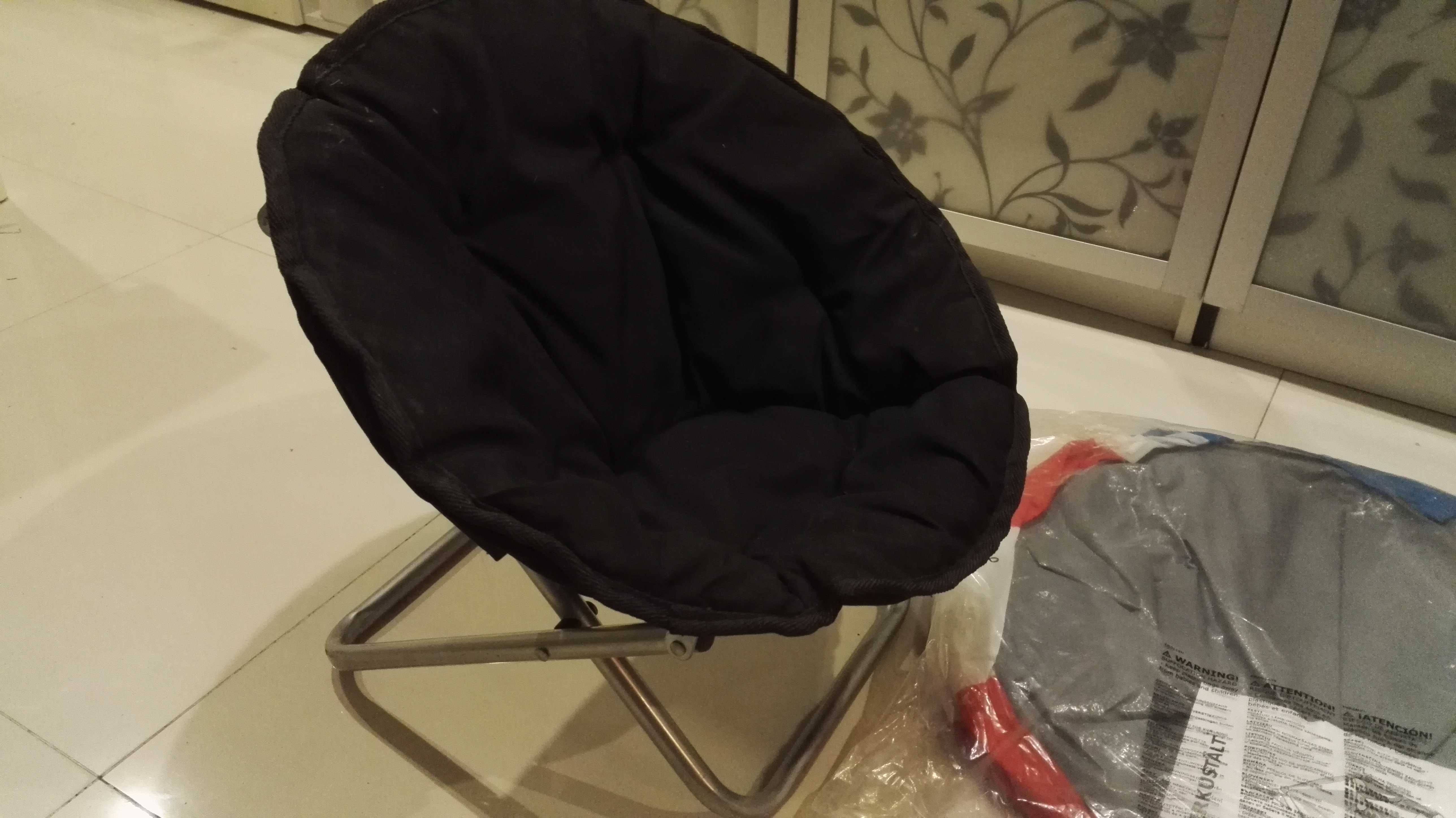fotel rozkładany i namiot  Ikea