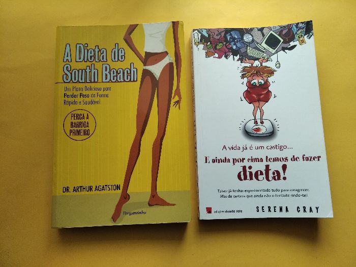 Livros sobre alimentação e dietas