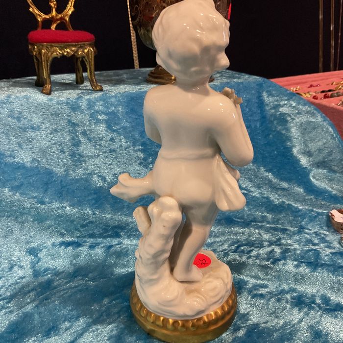 Vista alegre 1 estação porcelana pintura manual 17 cm