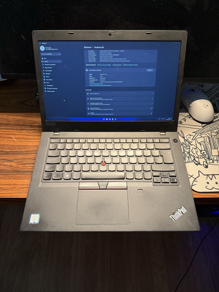 Lenovo L490 i7 512GB SSD 16GB RAM