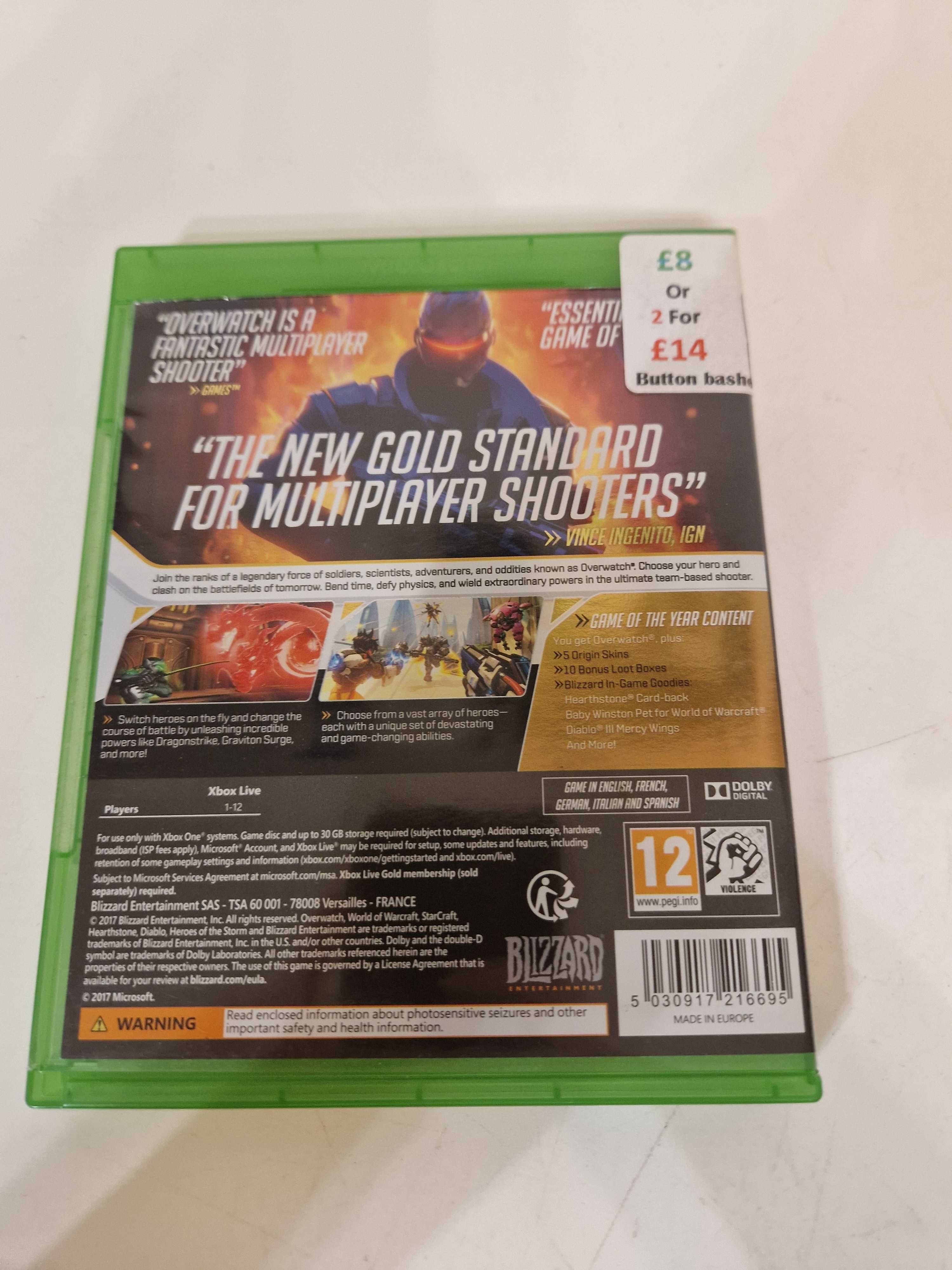 Overwatch - Origins Edition Microsoft Xbox One (2110)