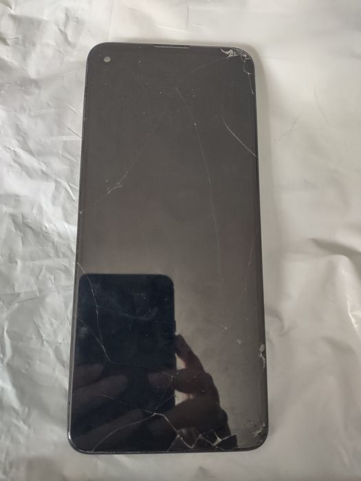 Ekran z ramką Motorola g9 power - zbity ale działający w 100%