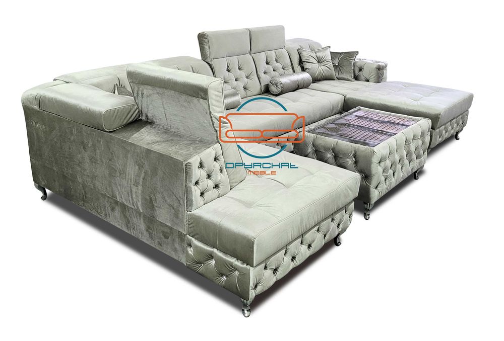 NOWOŚĆ 2024 HIT!!! zestaw głęboko pikowany + zagłówki nr.20/2024