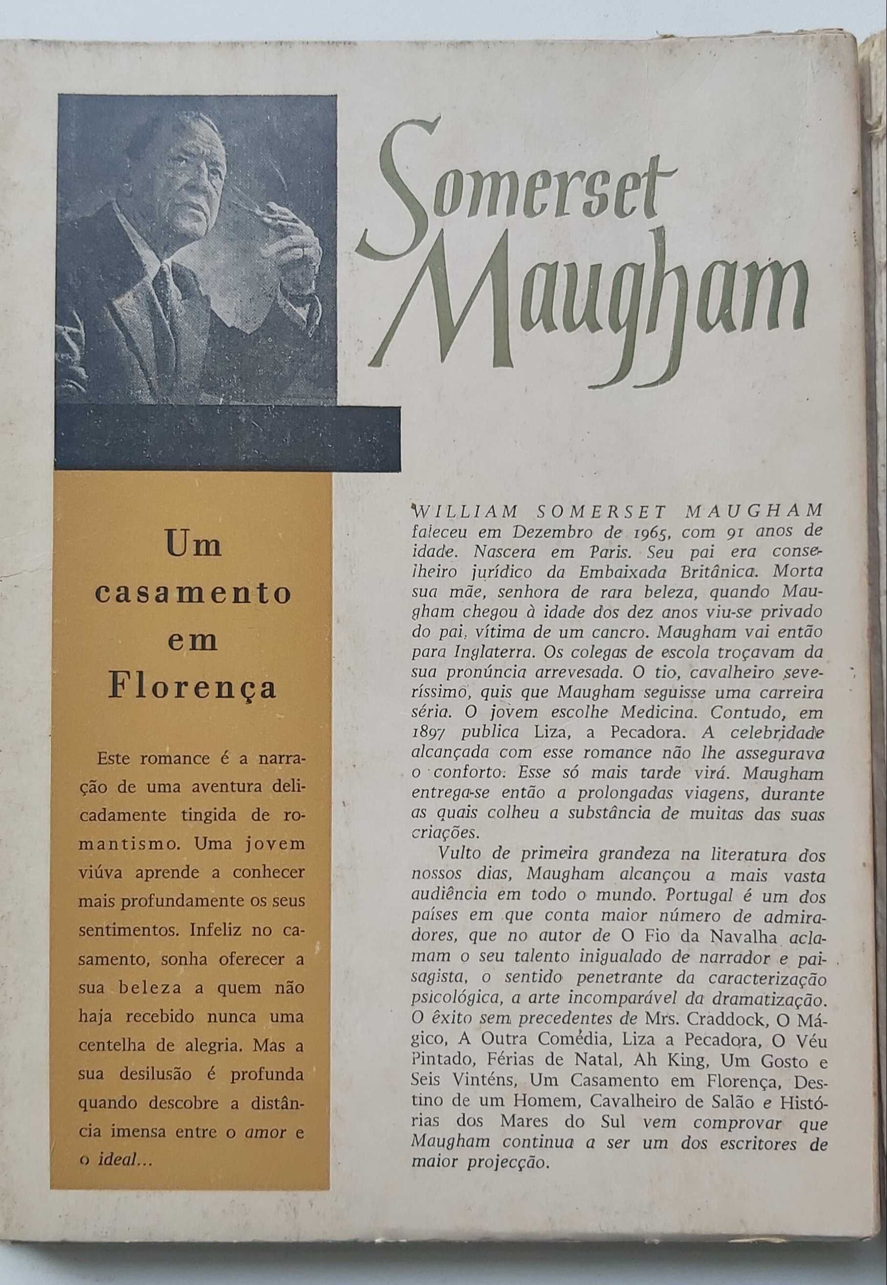 Somerset Maugham - Um Casamento em Florença / A Indomável