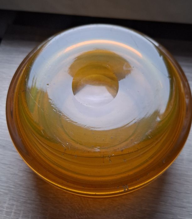 Krawczyk wazon ikebana misa szkło prl