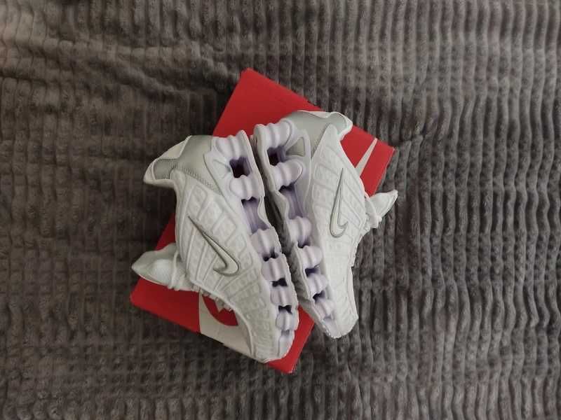 Buty Trampk Nike Shox TL White Silver R.37.5