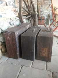 Kufry - walizki drewniane zabytkowe
