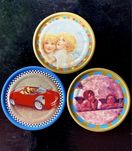 Conjunto 3 tazos Rappers Magic Box International