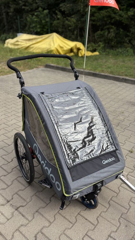 Przyczepka Rowerowa Queridoo Qupa 2(2 osobowa) Super stan!