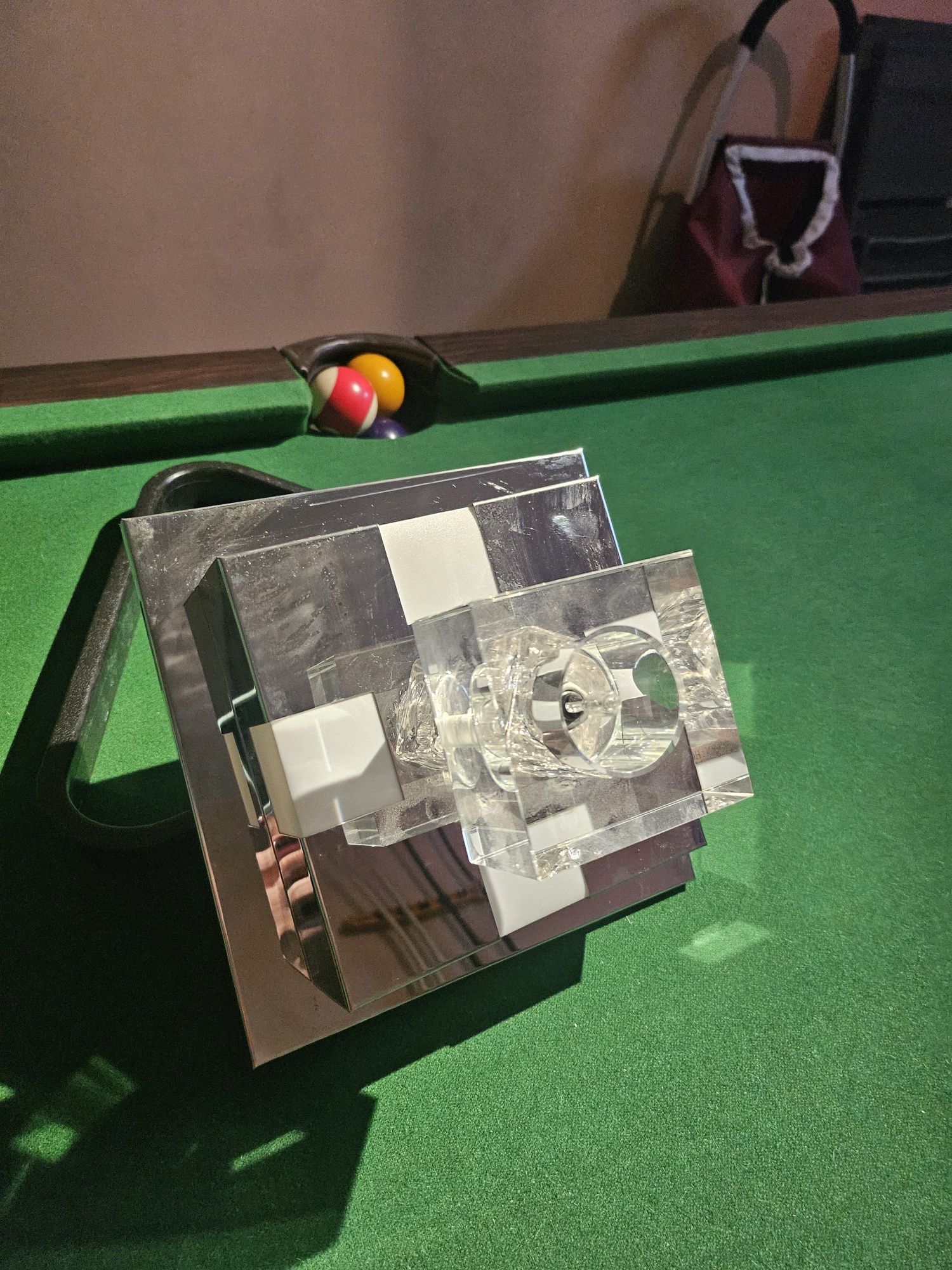 Lampa szklana ledowa