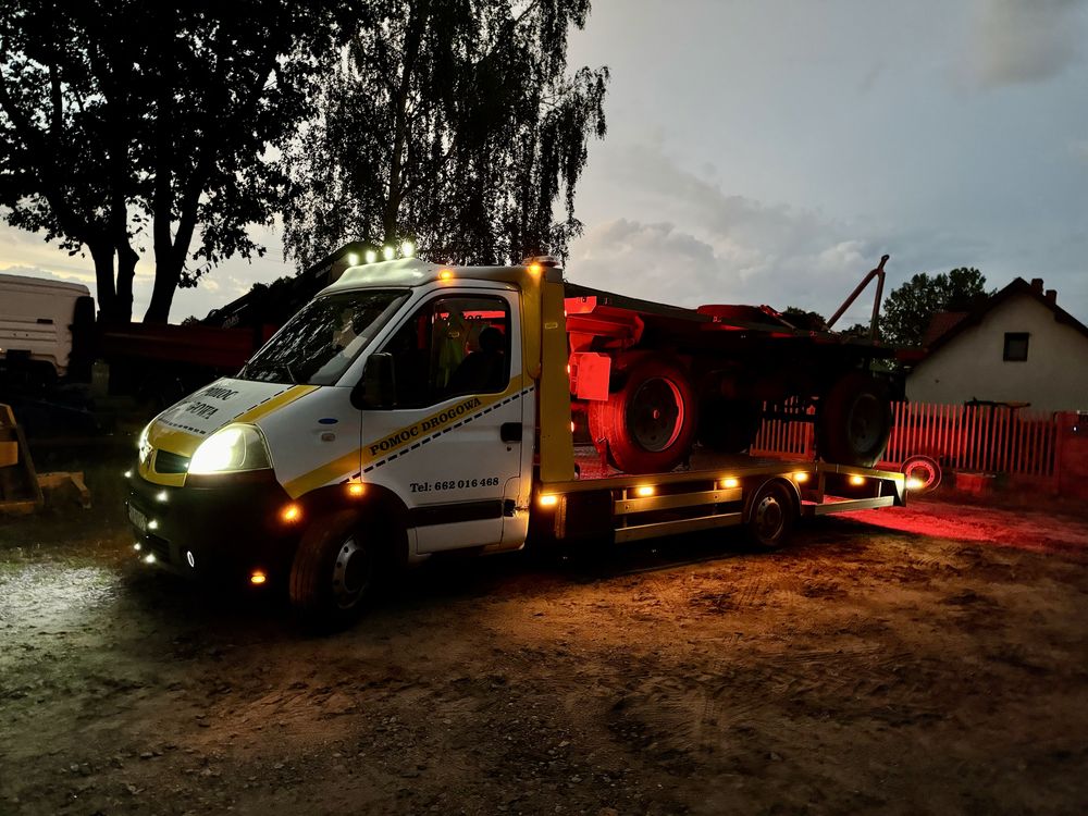 AUTOLAWETA LAWETA KALISZ TRANSPORT 8,5t pomoc drogowa holowanie przewó